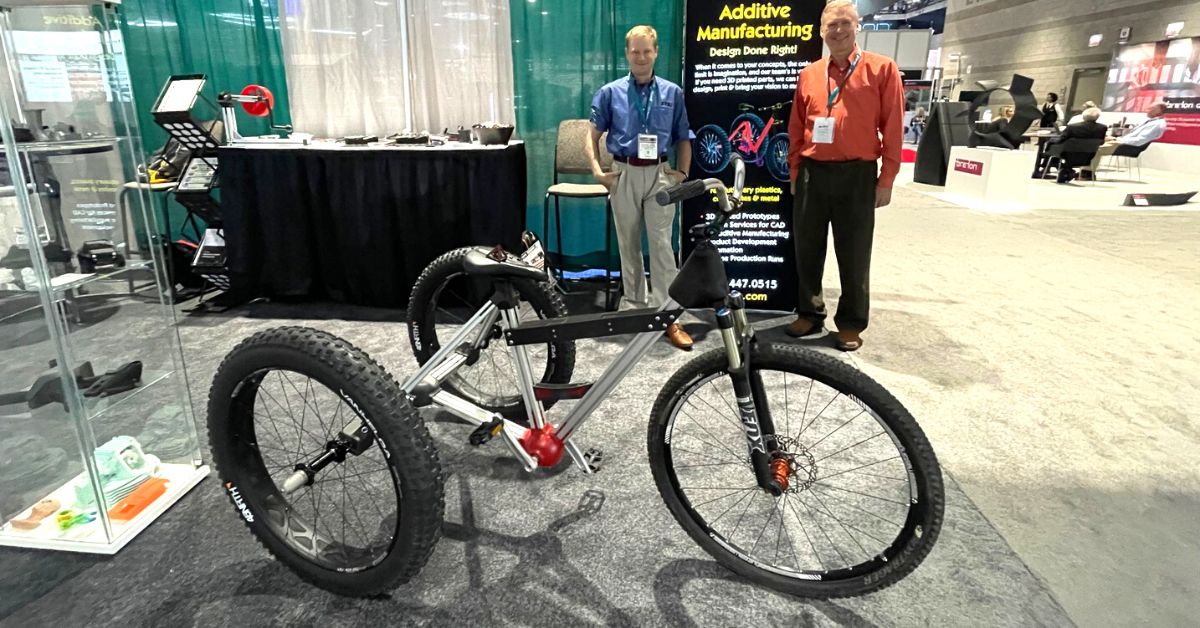 While we were exhibiting at IMTS 2022, STS Additive Manufacturing's printed trike was a real attention getter.
